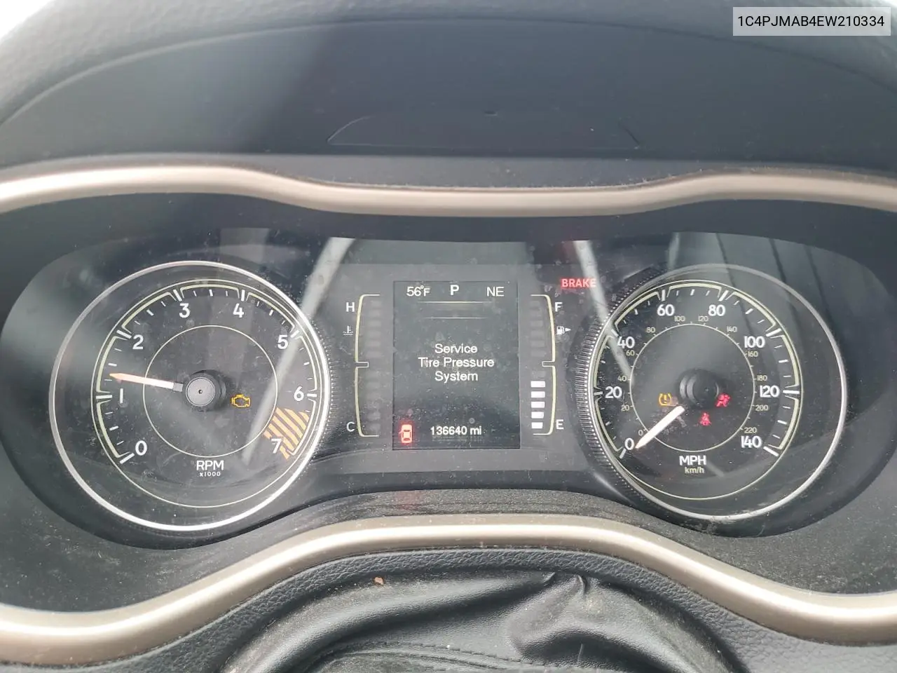 2014 Jeep Cherokee Sport VIN: 1C4PJMAB4EW210334 Lot: 57355835