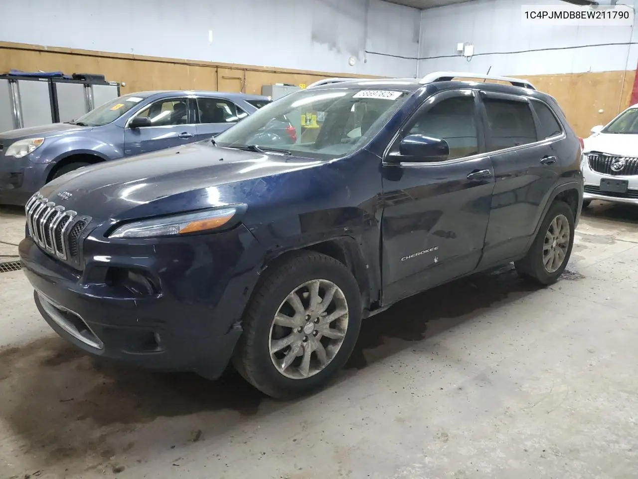 2014 Jeep Cherokee Limited VIN: 1C4PJMDB8EW211790 Lot: 58697825