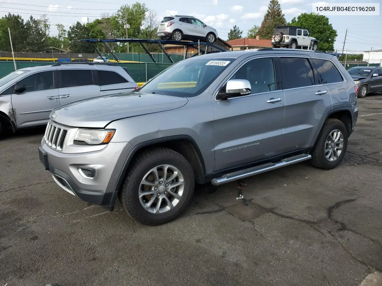 2014 Jeep Grand Cherokee Limited VIN: 1C4RJFBG4EC196208 Lot: 59166555
