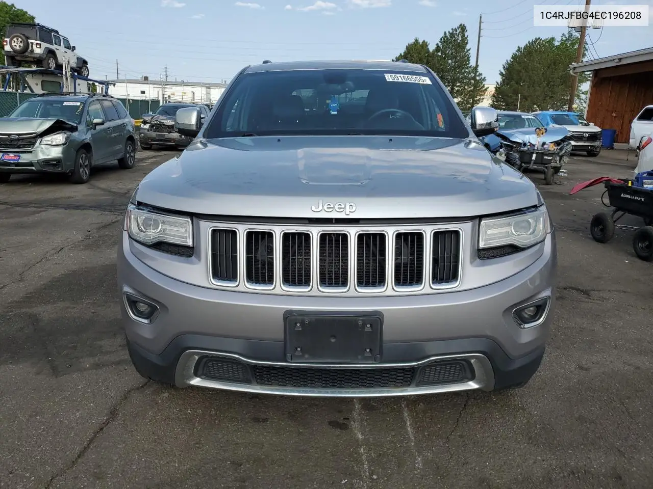 2014 Jeep Grand Cherokee Limited VIN: 1C4RJFBG4EC196208 Lot: 59166555