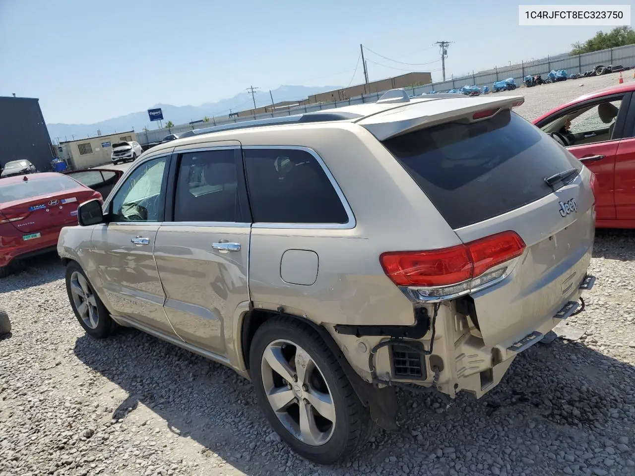 2014 Jeep Grand Cherokee Overland VIN: 1C4RJFCT8EC323750 Lot: 61102675