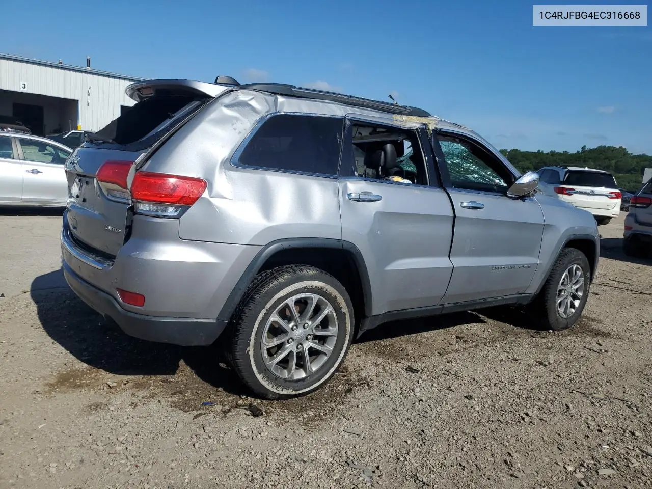 2014 Jeep Grand Cherokee Limited VIN: 1C4RJFBG4EC316668 Lot: 62351285