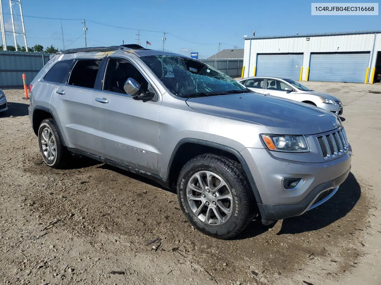 2014 Jeep Grand Cherokee Limited VIN: 1C4RJFBG4EC316668 Lot: 62351285