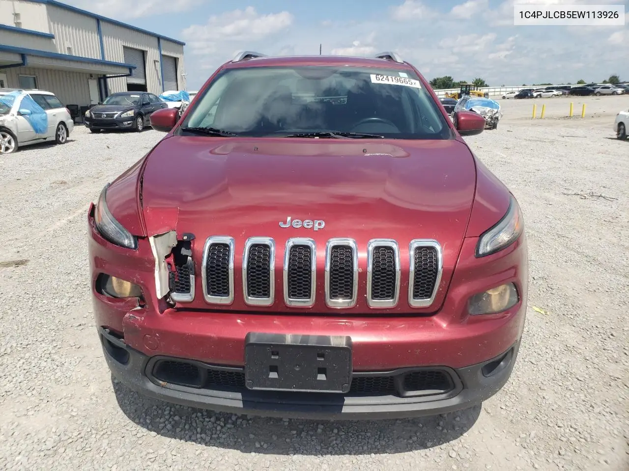 2014 Jeep Cherokee Latitude VIN: 1C4PJLCB5EW113926 Lot: 62419665
