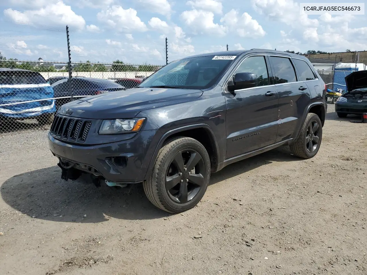 2014 Jeep Grand Cherokee Laredo VIN: 1C4RJFAG5EC546673 Lot: 62742285