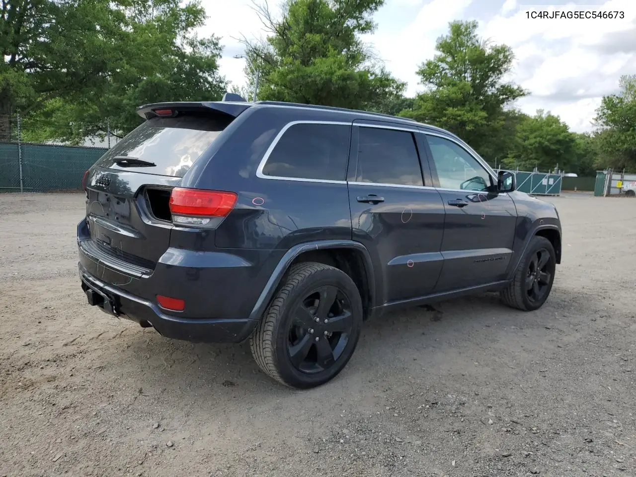 2014 Jeep Grand Cherokee Laredo VIN: 1C4RJFAG5EC546673 Lot: 62742285