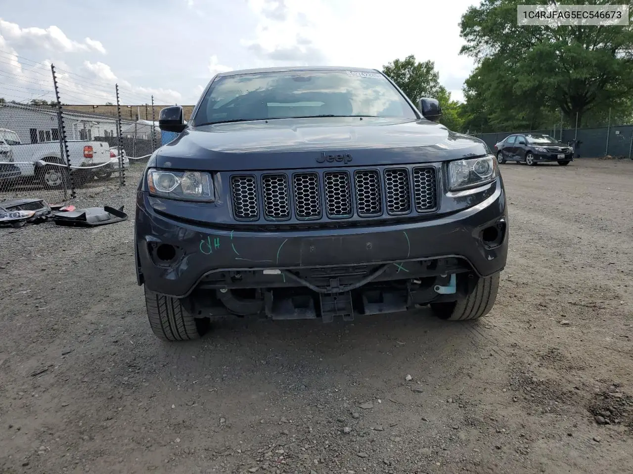 2014 Jeep Grand Cherokee Laredo VIN: 1C4RJFAG5EC546673 Lot: 62742285