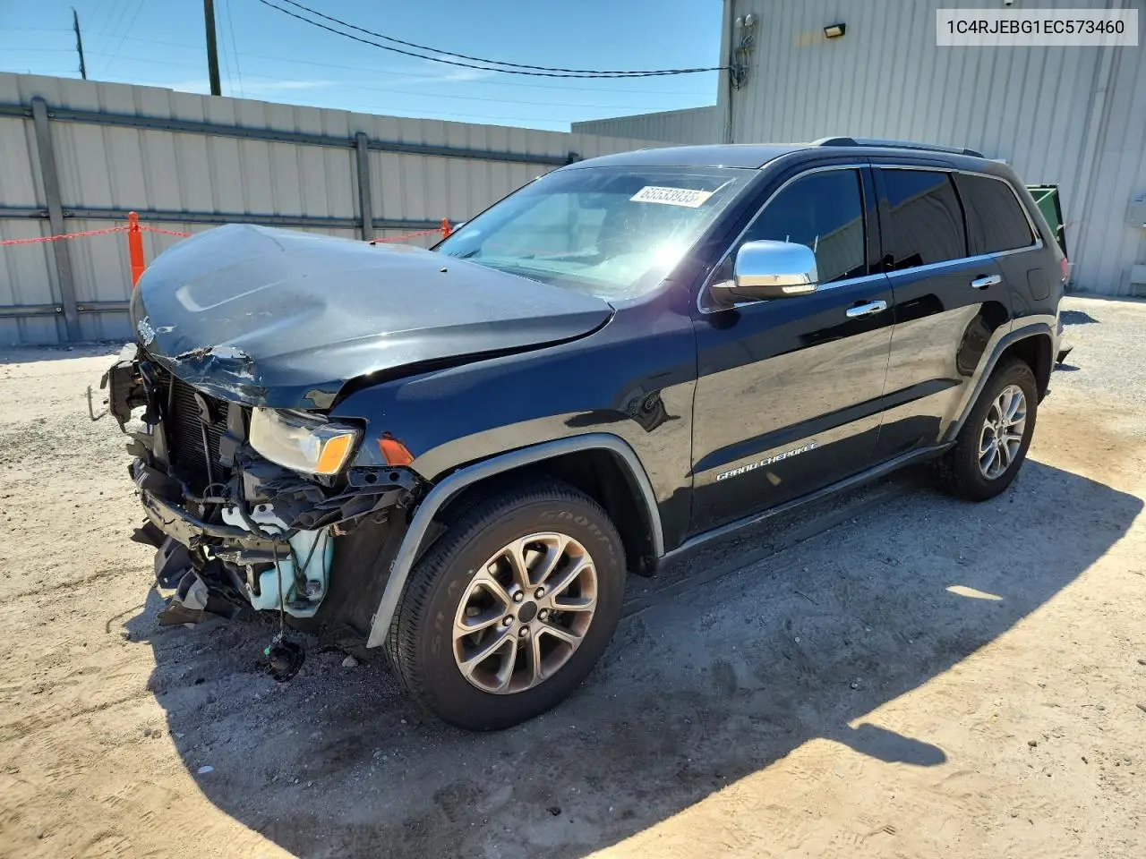 2014 Jeep Grand Cherokee Limited VIN: 1C4RJEBG1EC573460 Lot: 65533935