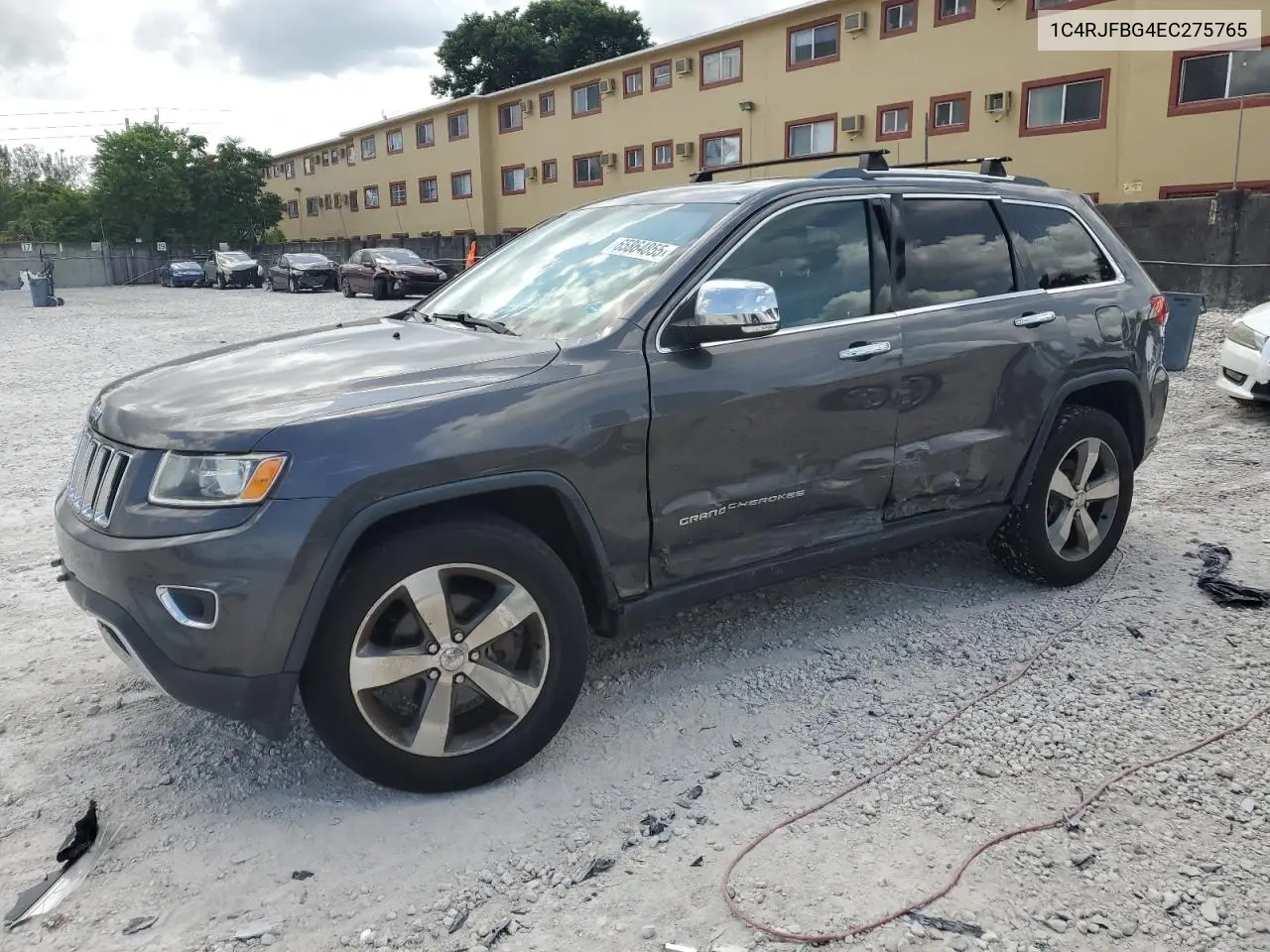 2014 Jeep Grand Cherokee Limited VIN: 1C4RJFBG4EC275765 Lot: 65864855