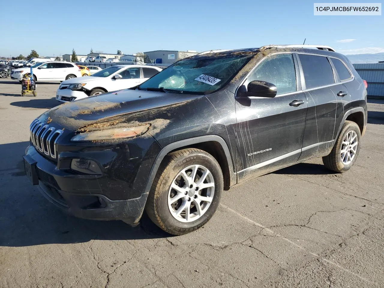 2015 Jeep Cherokee Latitude VIN: 1C4PJMCB6FW652692 Lot: 43406435