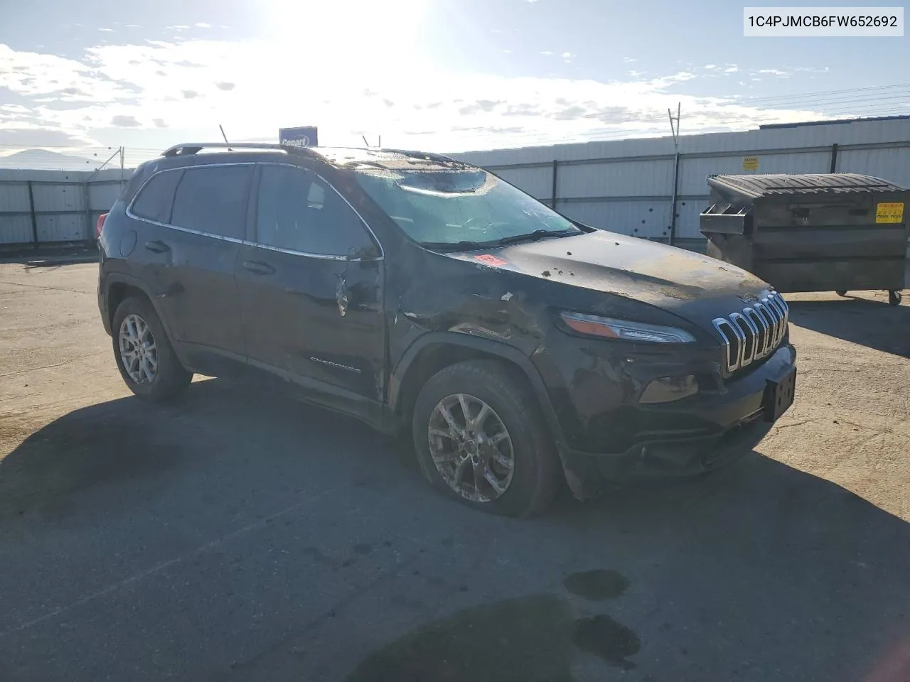 2015 Jeep Cherokee Latitude VIN: 1C4PJMCB6FW652692 Lot: 43406435
