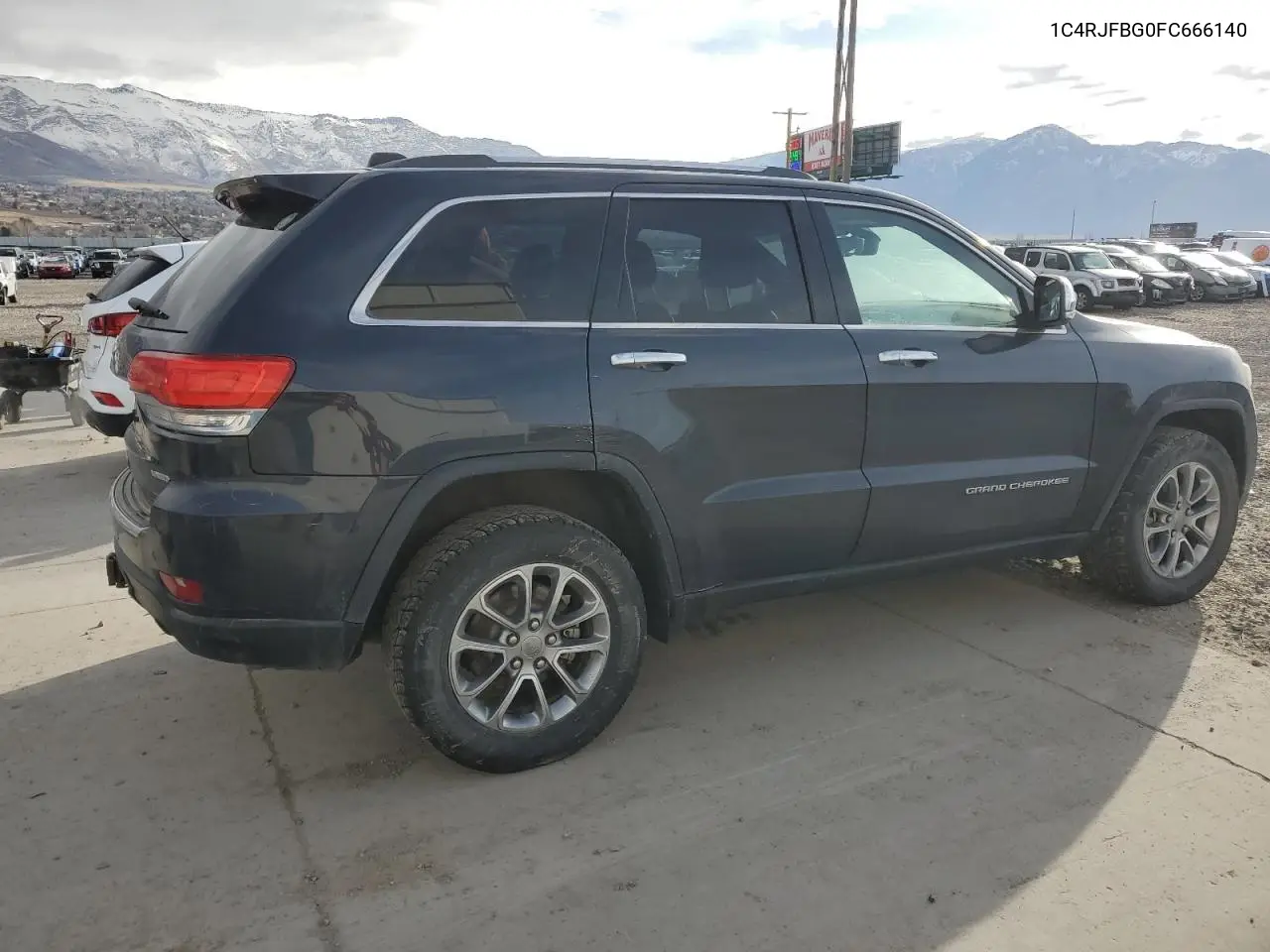 2015 Jeep Grand Cherokee Limited VIN: 1C4RJFBG0FC666140 Lot: 43962275