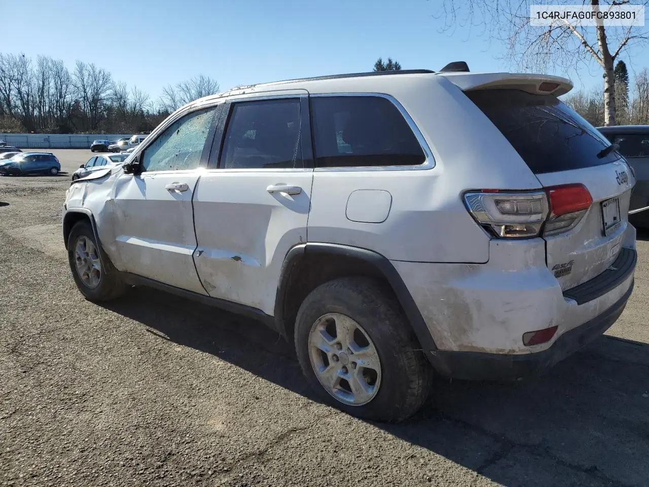 2015 Jeep Grand Cherokee Laredo VIN: 1C4RJFAG0FC893801 Lot: 44426105