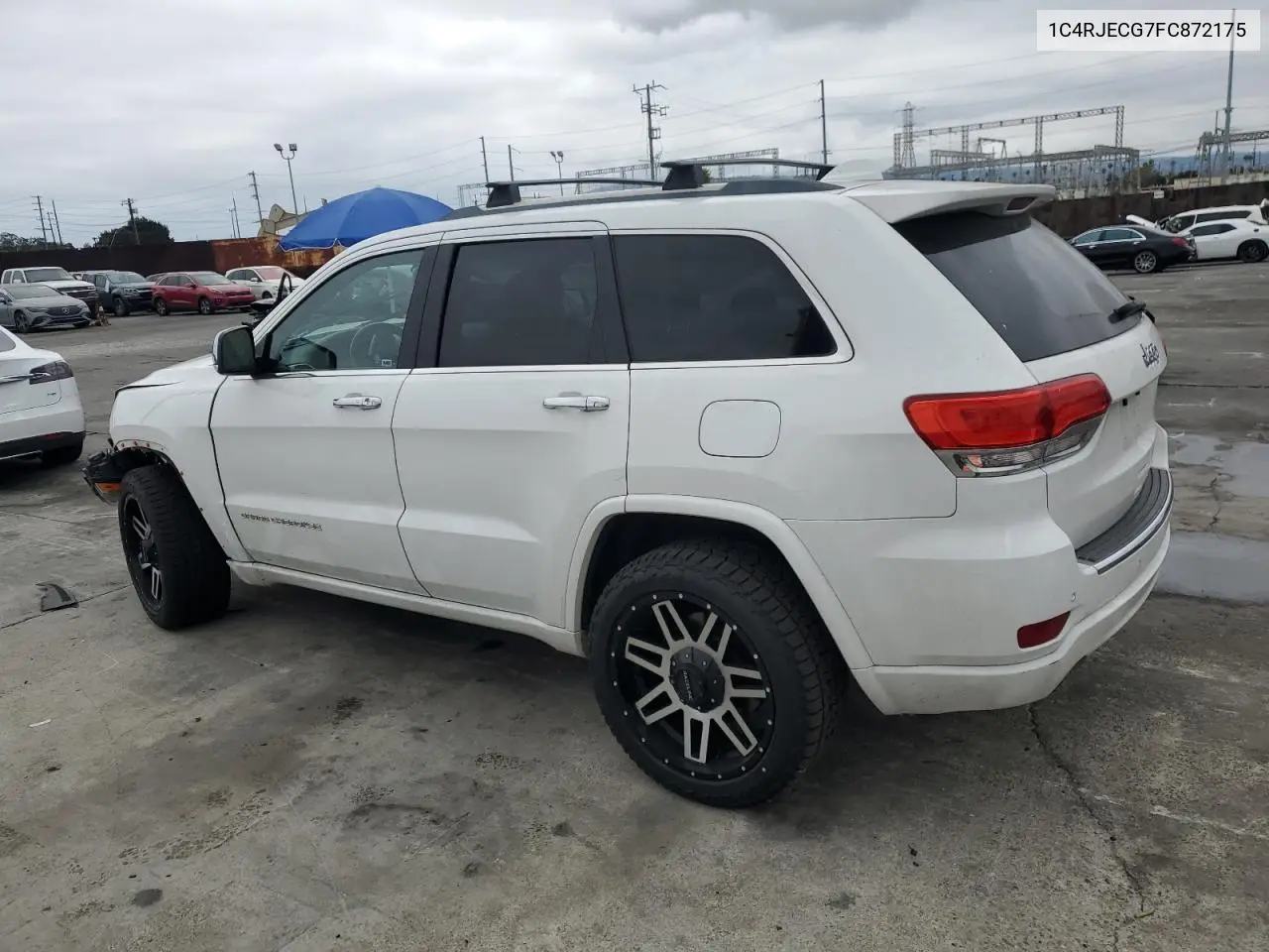 2015 Jeep Grand Cherokee Overland VIN: 1C4RJECG7FC872175 Lot: 50653205