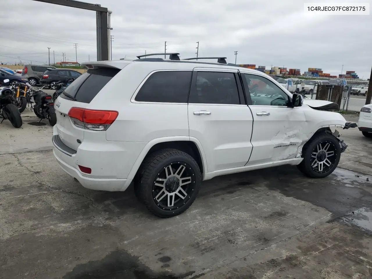2015 Jeep Grand Cherokee Overland VIN: 1C4RJECG7FC872175 Lot: 50653205