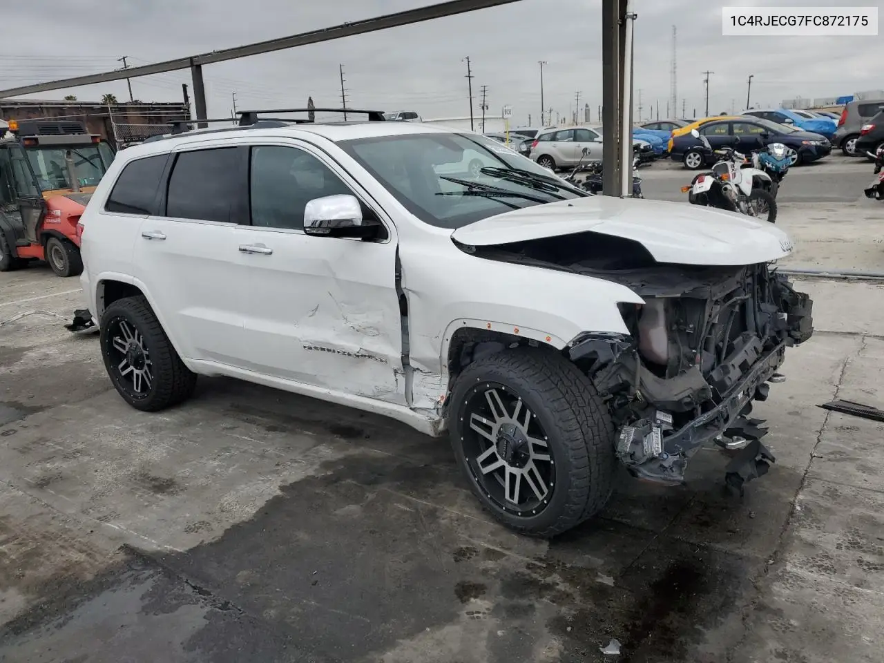 2015 Jeep Grand Cherokee Overland VIN: 1C4RJECG7FC872175 Lot: 50653205