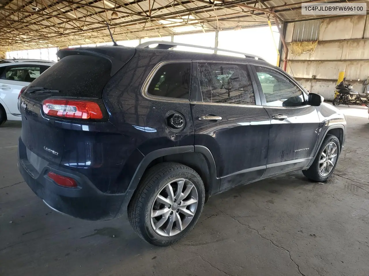 2015 Jeep Cherokee Limited VIN: 1C4PJLDB9FW696100 Lot: 54955265