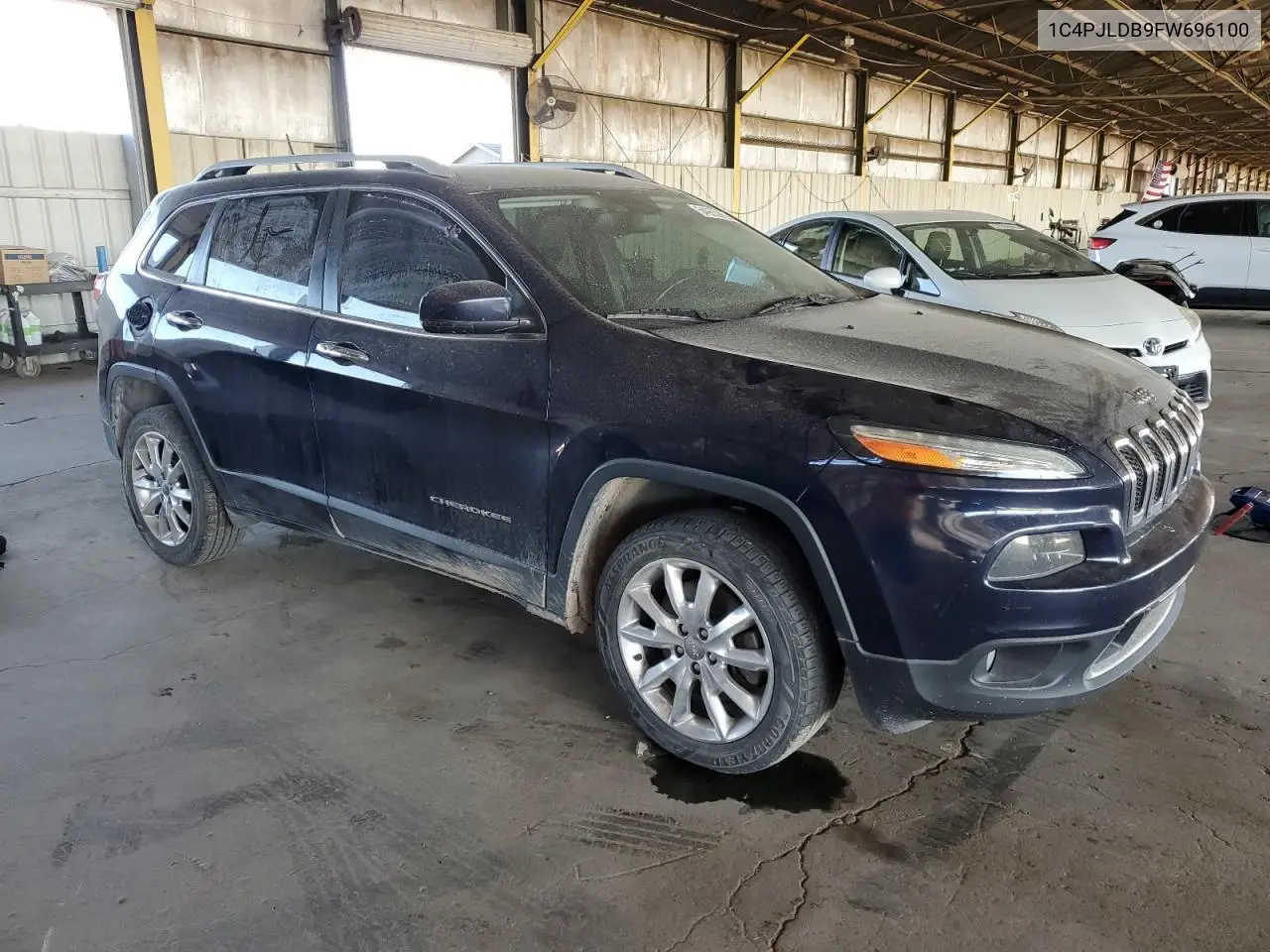 2015 Jeep Cherokee Limited VIN: 1C4PJLDB9FW696100 Lot: 54955265