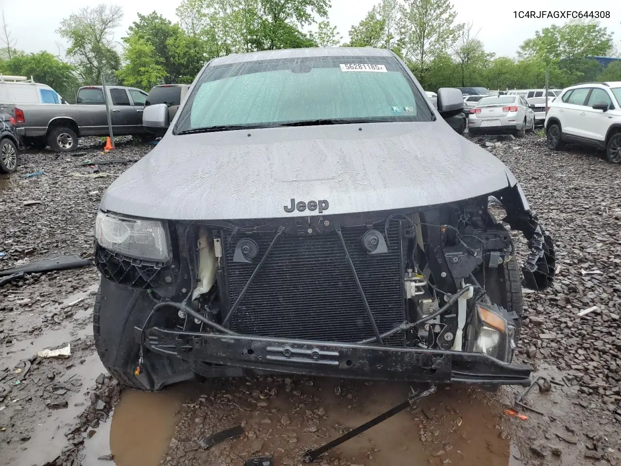 1c4rjfagxfc644308 1C4RJFAGXFC644308 2015 Jeep Grand Cherokee Laredo
