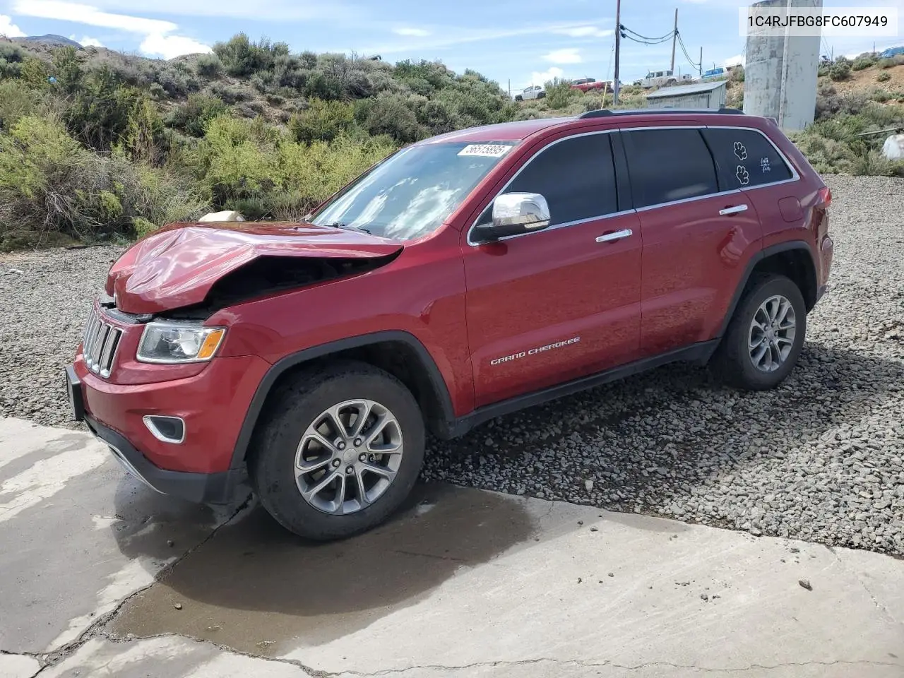 2015 Jeep Grand Cherokee Limited VIN: 1C4RJFBG8FC607949 Lot: 56515895