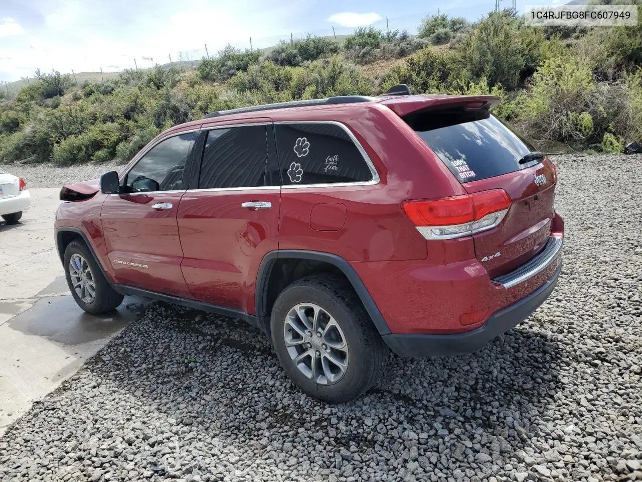 2015 Jeep Grand Cherokee Limited VIN: 1C4RJFBG8FC607949 Lot: 56515895
