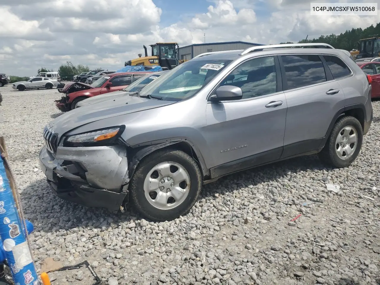 2015 Jeep Cherokee Latitude VIN: 1C4PJMCSXFW510068 Lot: 56718225