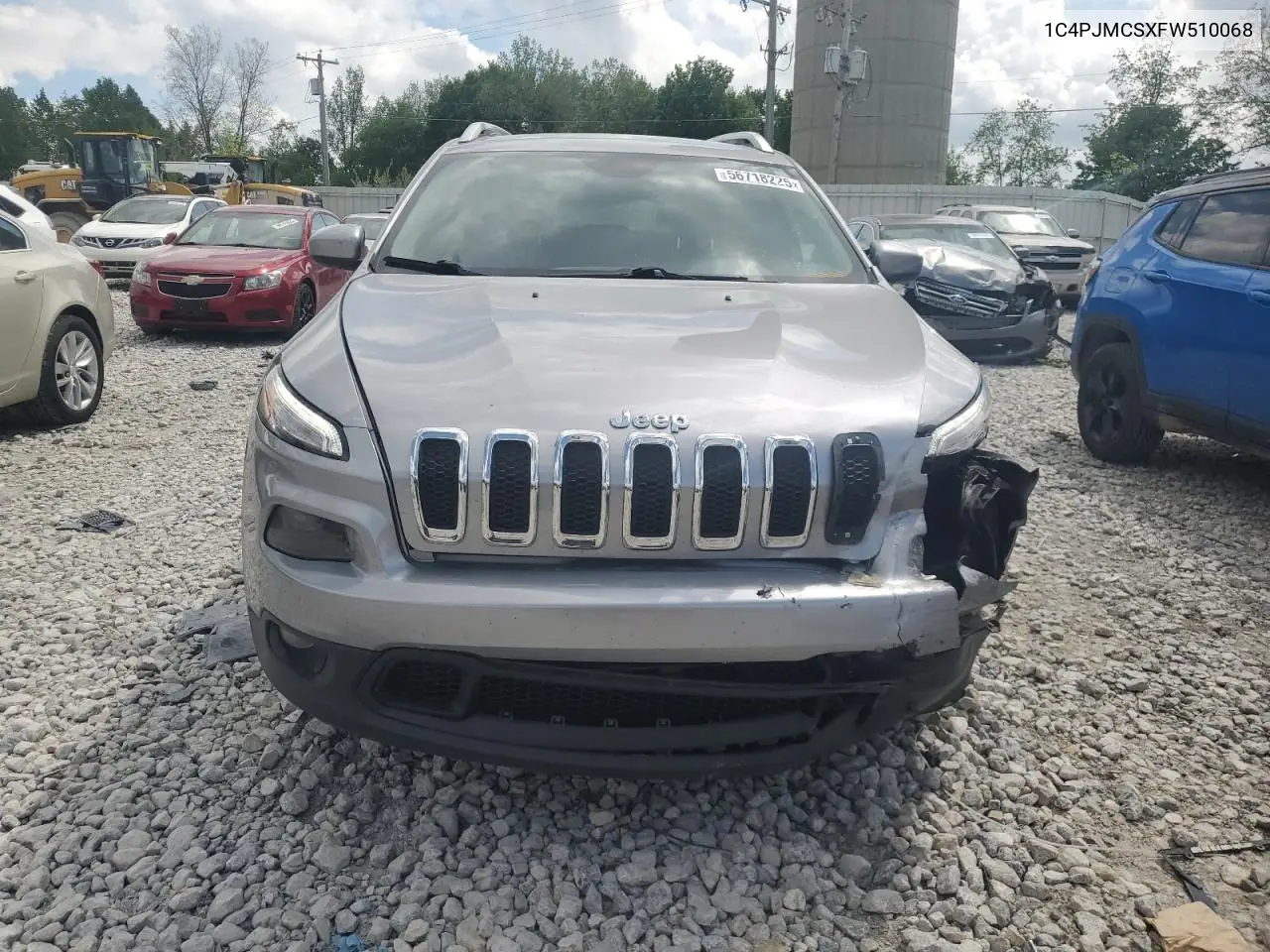 2015 Jeep Cherokee Latitude VIN: 1C4PJMCSXFW510068 Lot: 56718225