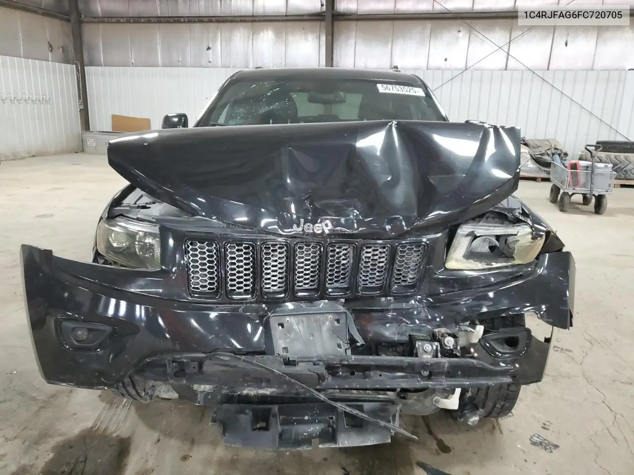 2015 Jeep Grand Cherokee Laredo VIN: 1C4RJFAG6FC720705 Lot: 56753525