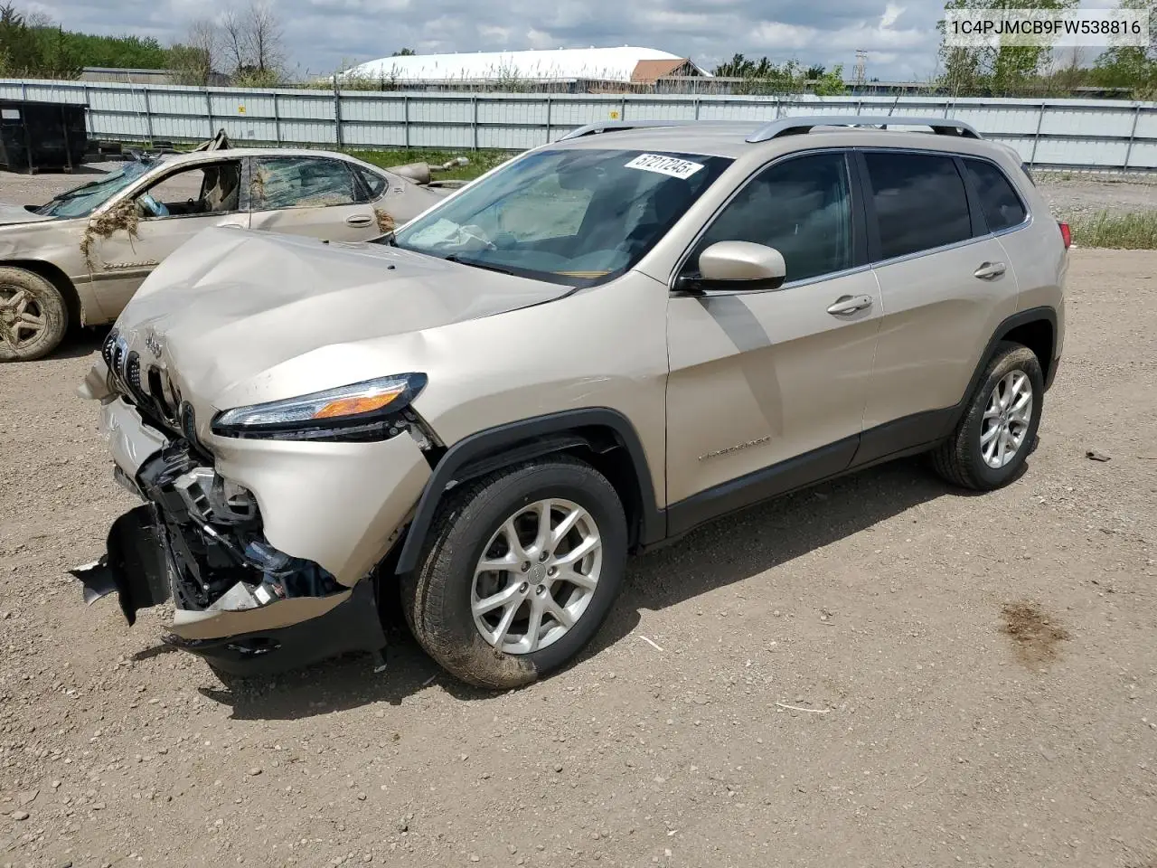 2015 Jeep Cherokee Latitude VIN: 1C4PJMCB9FW538816 Lot: 57217245