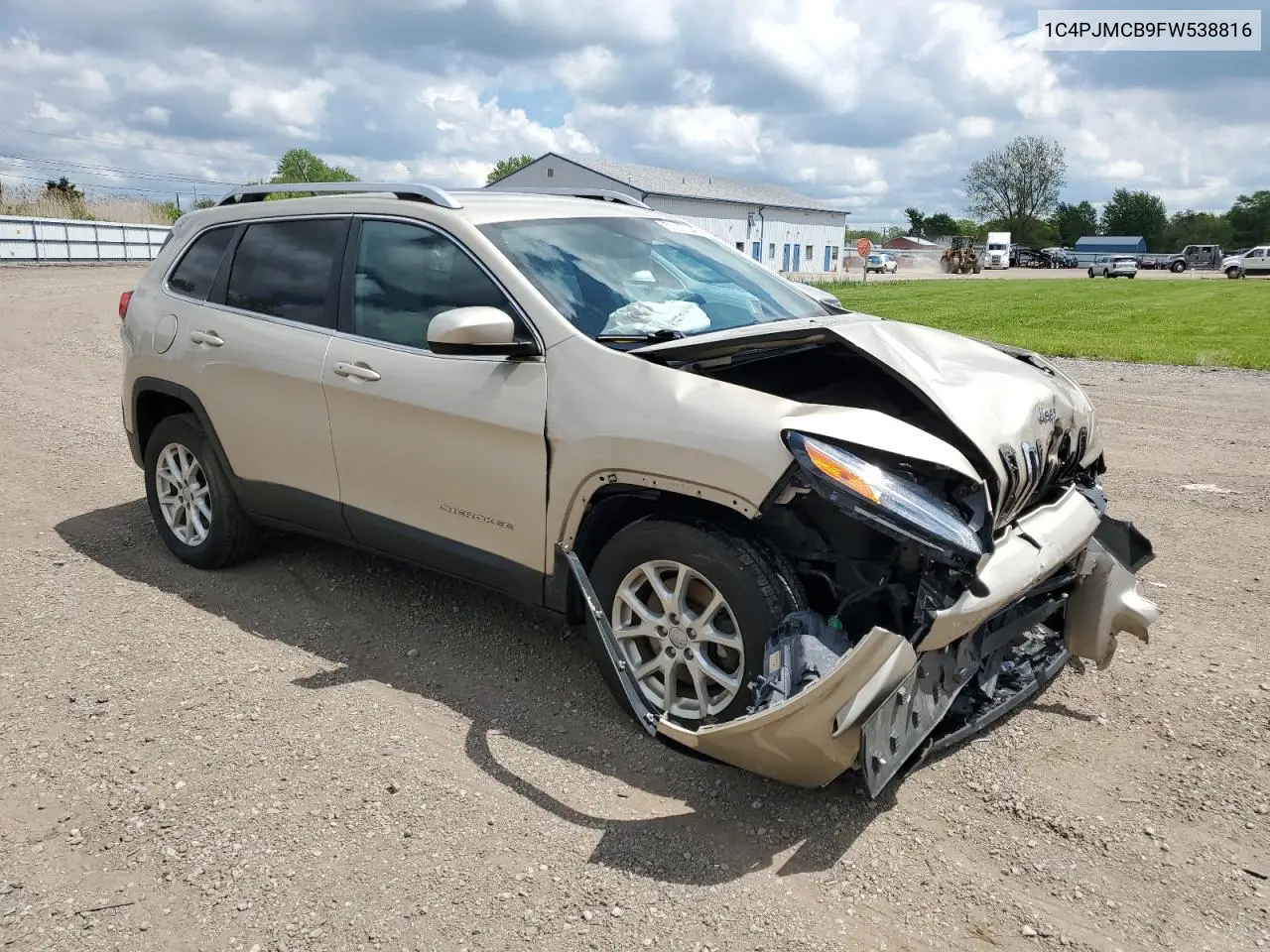2015 Jeep Cherokee Latitude VIN: 1C4PJMCB9FW538816 Lot: 57217245