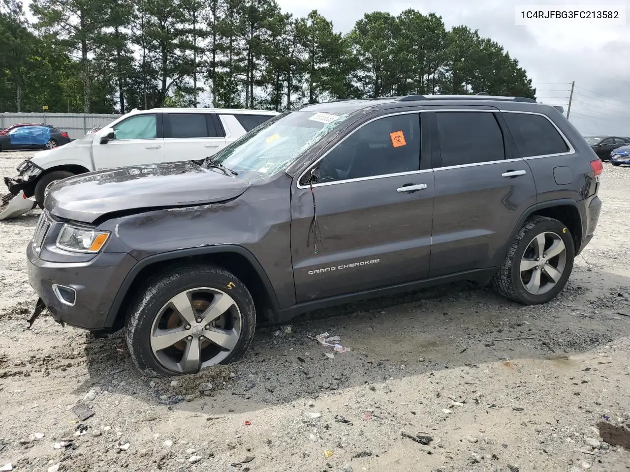 2015 Jeep Grand Cherokee Limited VIN: 1C4RJFBG3FC213582 Lot: 58658635