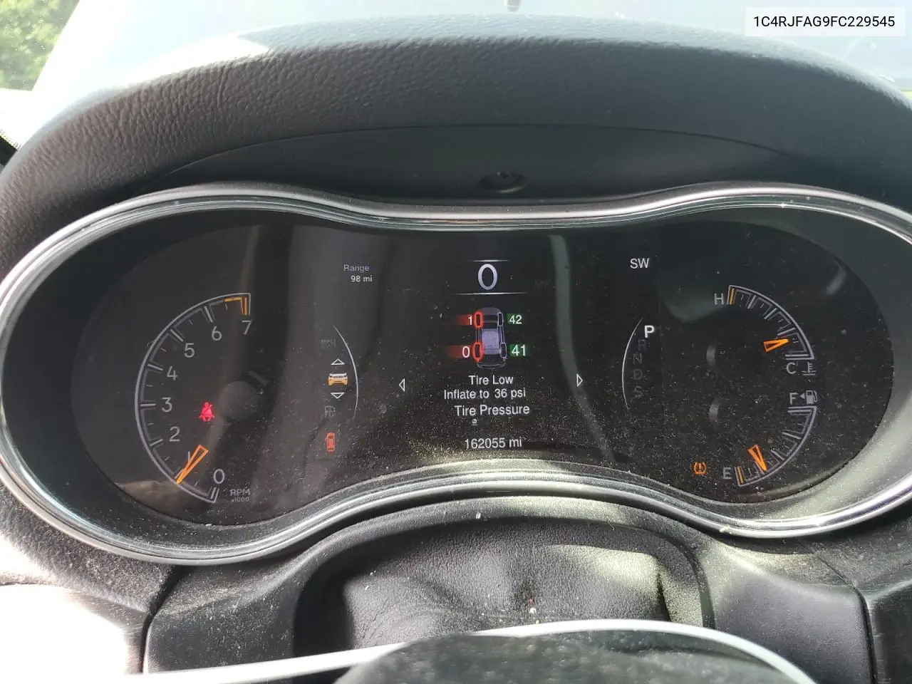 2015 Jeep Grand Cherokee Laredo VIN: 1C4RJFAG9FC229545 Lot: 62319015