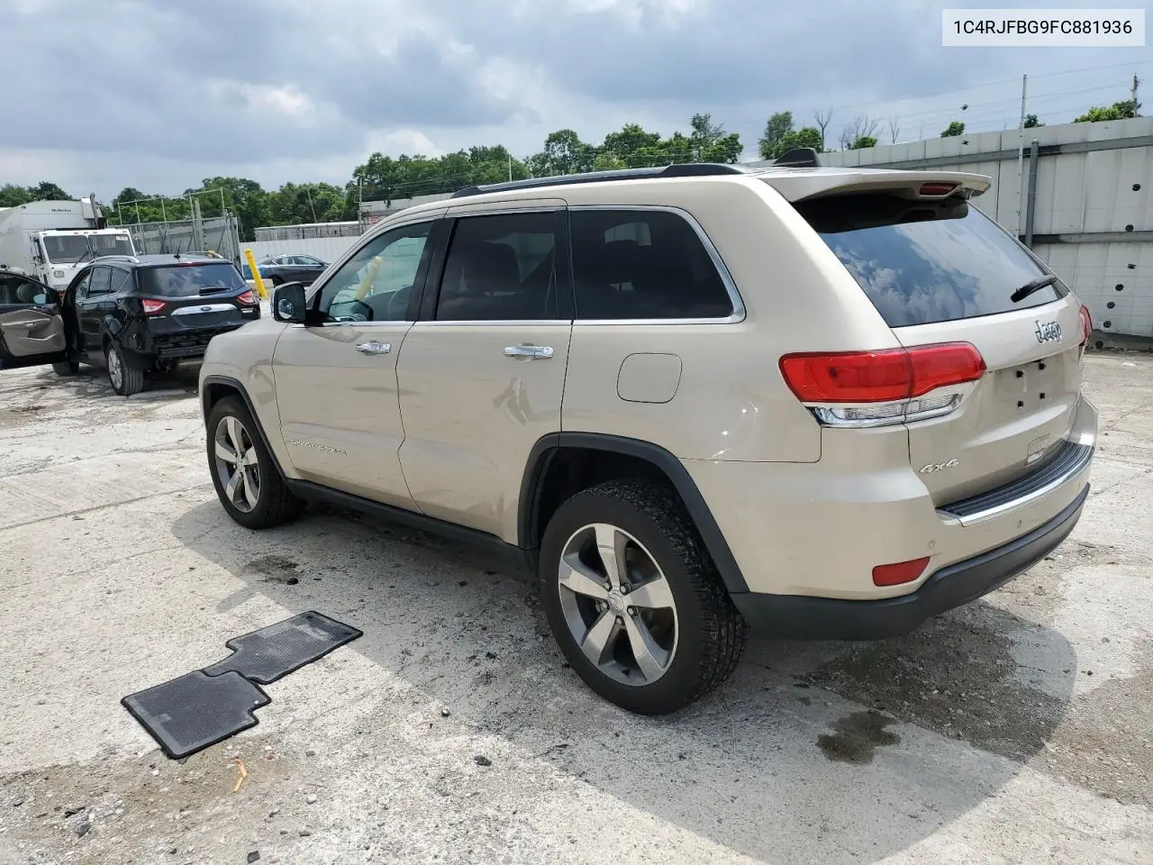 2015 Jeep Grand Cherokee Limited VIN: 1C4RJFBG9FC881936 Lot: 62488885
