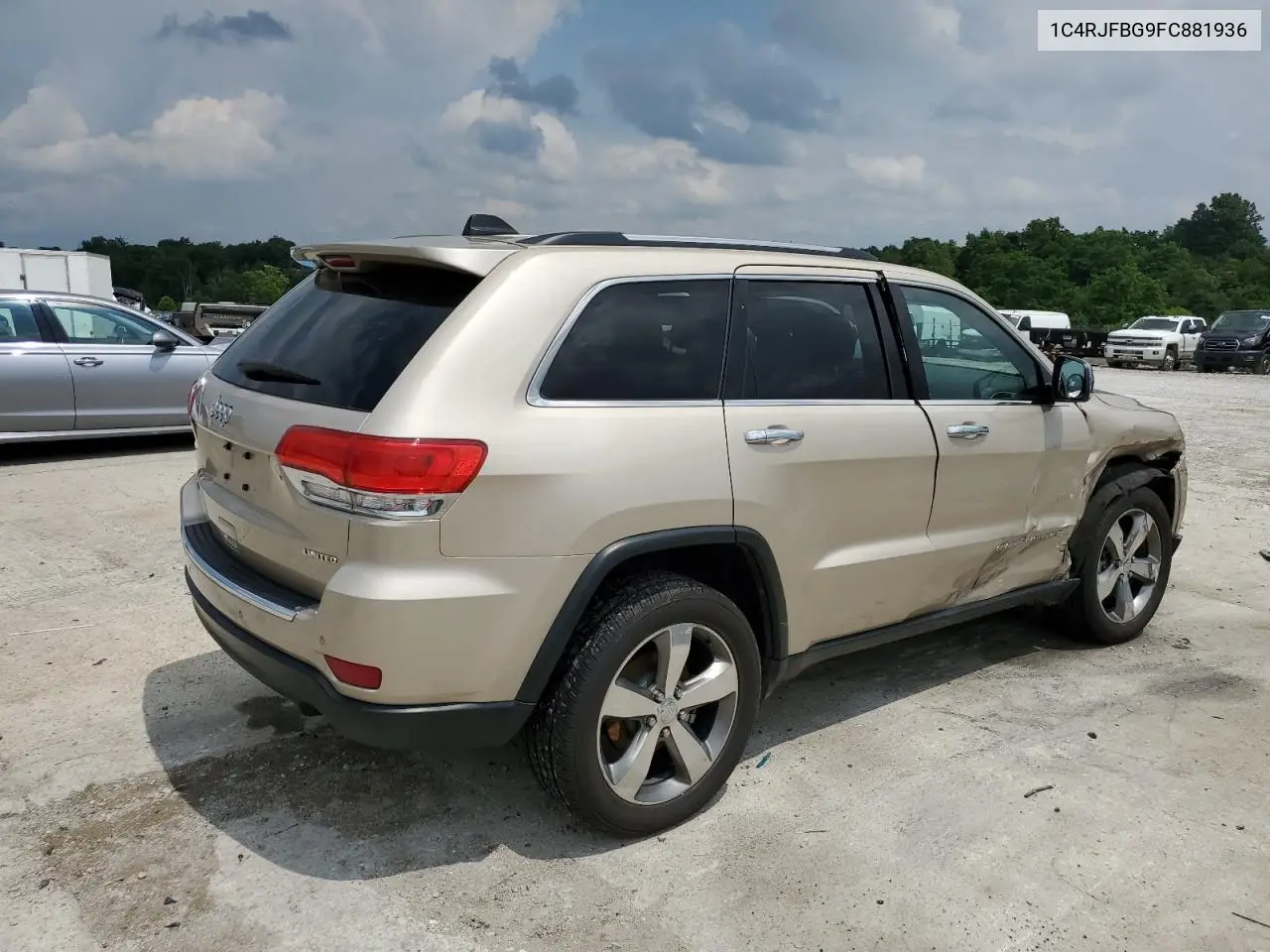 2015 Jeep Grand Cherokee Limited VIN: 1C4RJFBG9FC881936 Lot: 62488885