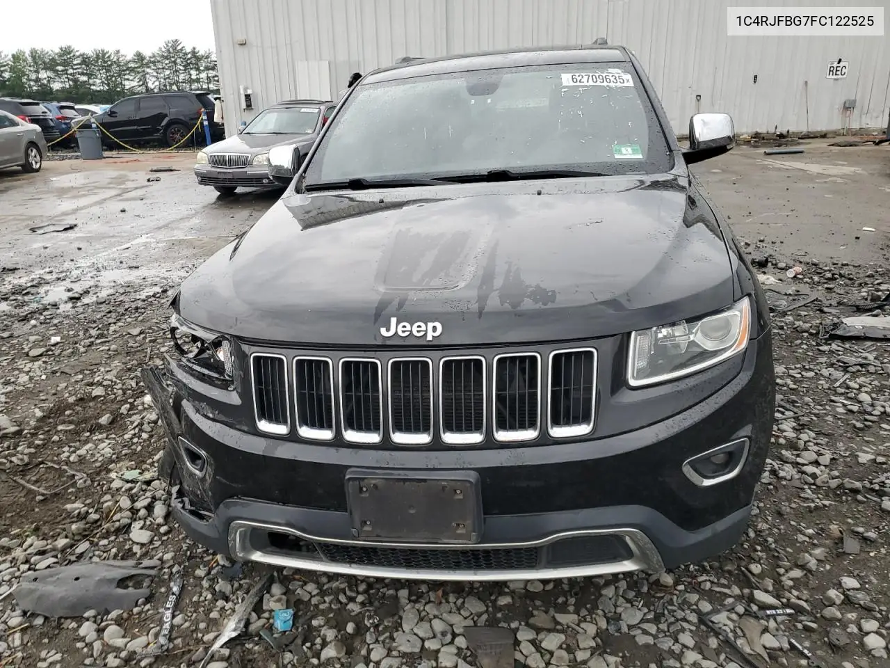 2015 Jeep Grand Cherokee Limited VIN: 1C4RJFBG7FC122525 Lot: 62709635