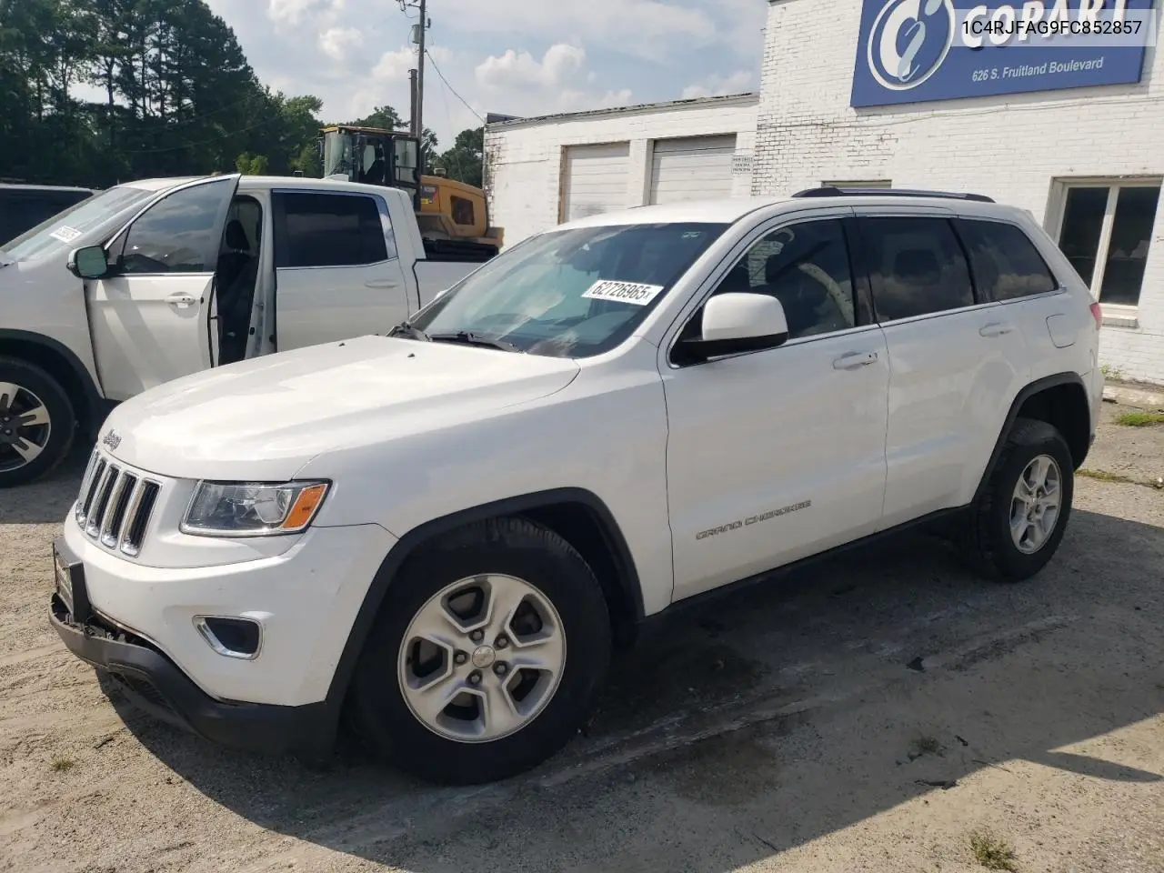 2015 Jeep Grand Cherokee Laredo VIN: 1C4RJFAG9FC852857 Lot: 62726965