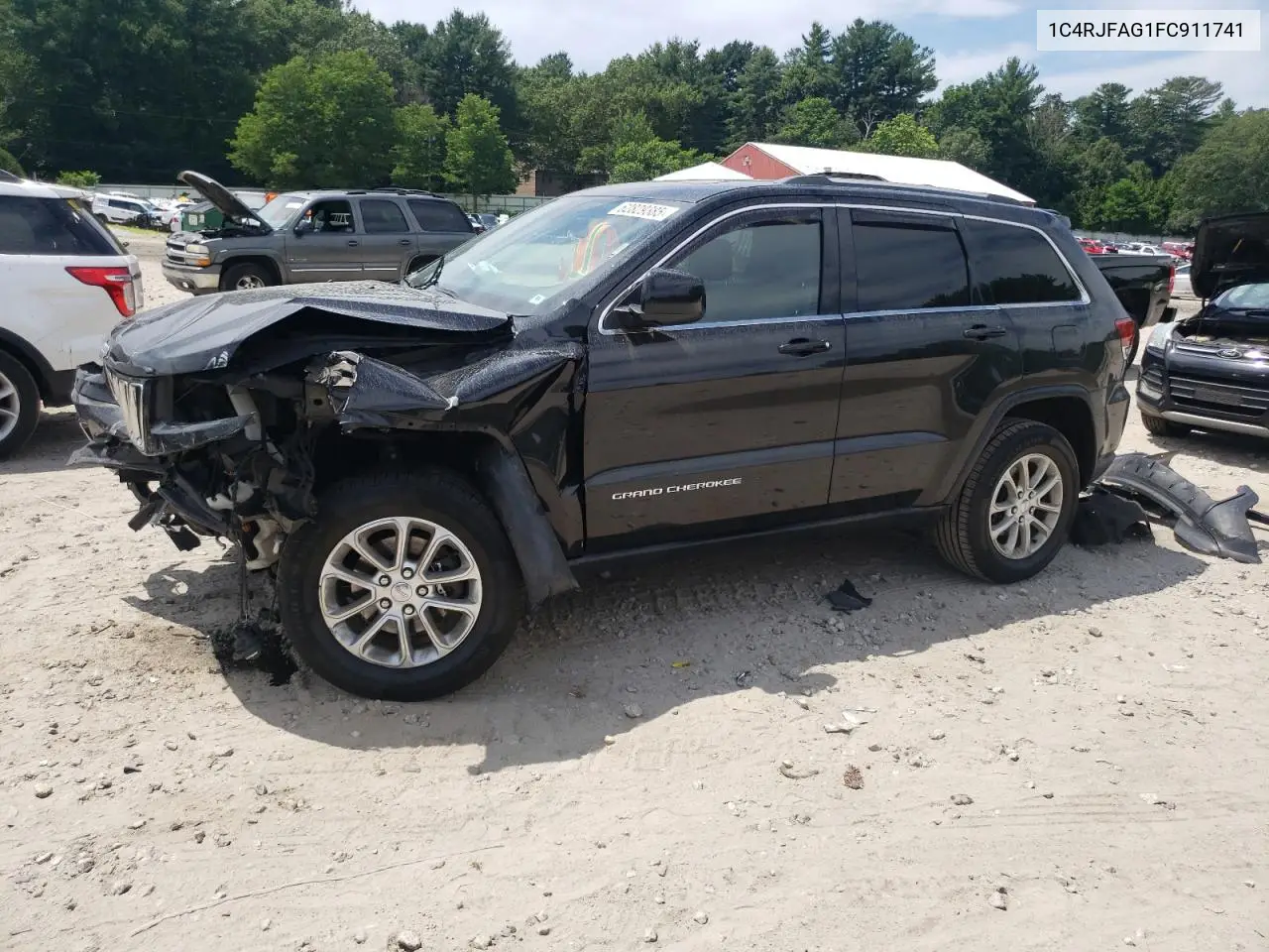 2015 Jeep Grand Cherokee Laredo VIN: 1C4RJFAG1FC911741 Lot: 62829385