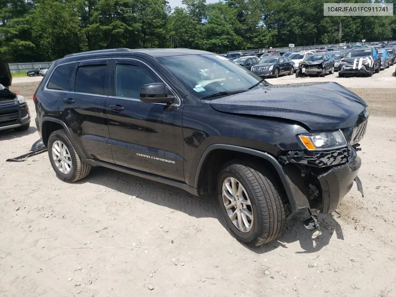 2015 Jeep Grand Cherokee Laredo VIN: 1C4RJFAG1FC911741 Lot: 62829385