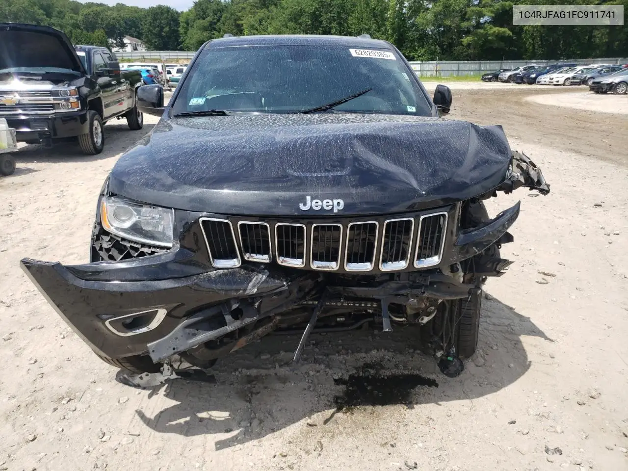 2015 Jeep Grand Cherokee Laredo VIN: 1C4RJFAG1FC911741 Lot: 62829385