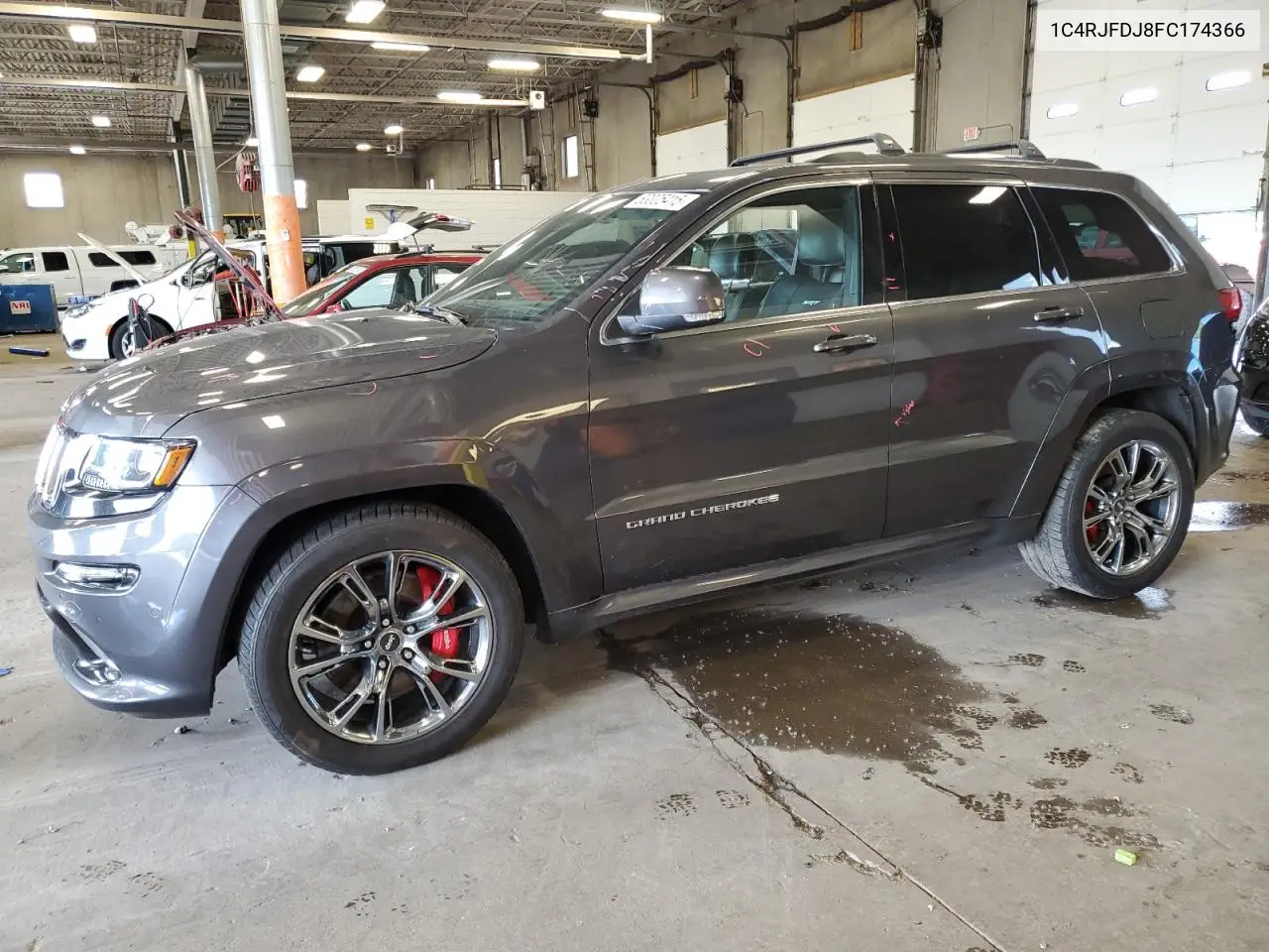 2015 Jeep Grand Cherokee Srt-8 VIN: 1C4RJFDJ8FC174366 Lot: 63005415
