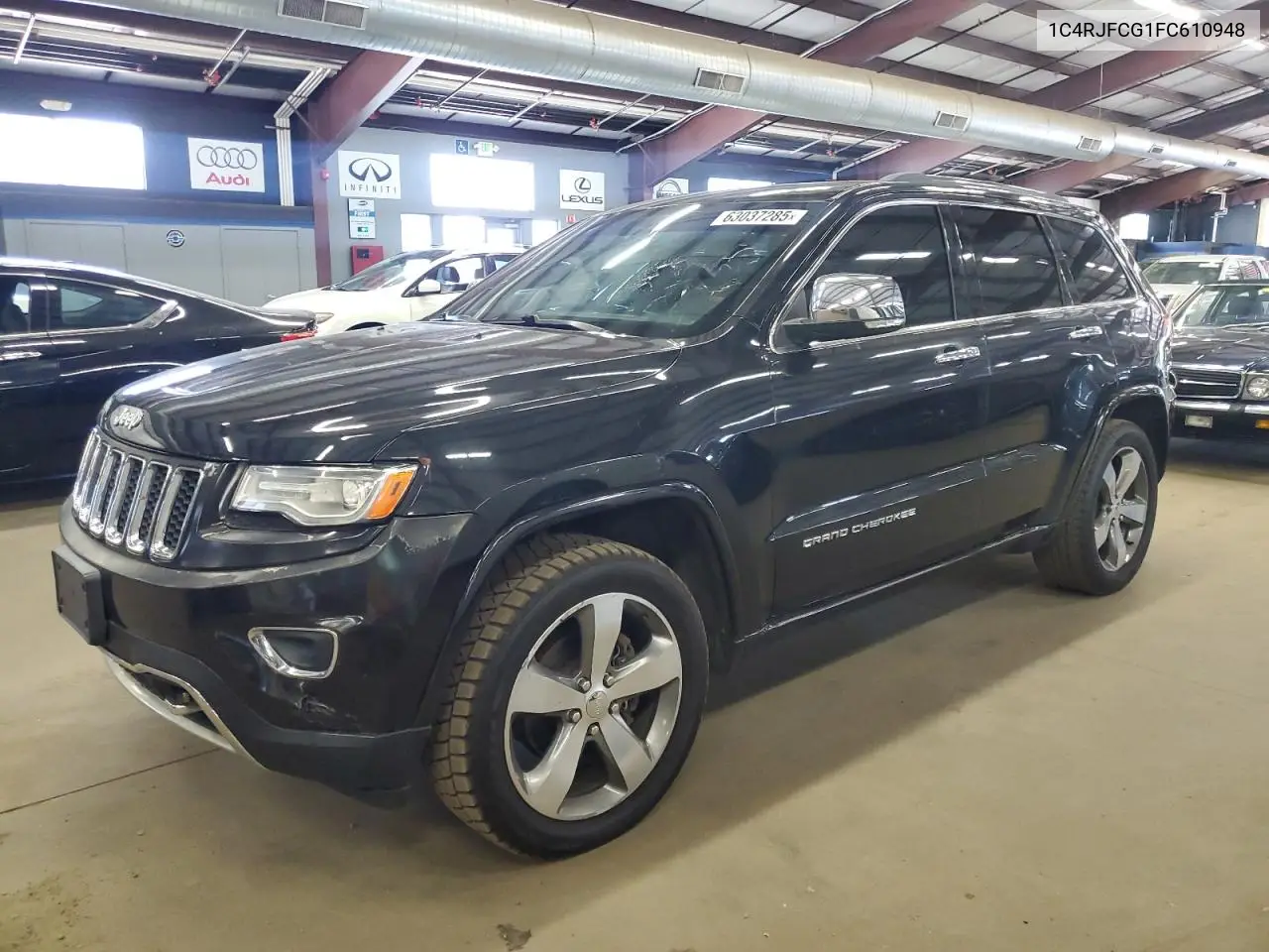 2015 Jeep Grand Cherokee Overland VIN: 1C4RJFCG1FC610948 Lot: 63037285