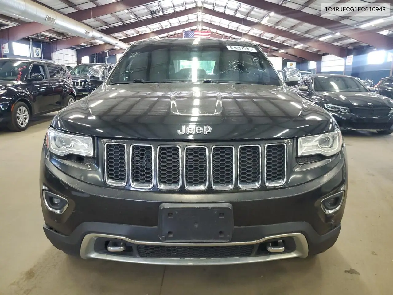 2015 Jeep Grand Cherokee Overland VIN: 1C4RJFCG1FC610948 Lot: 63037285
