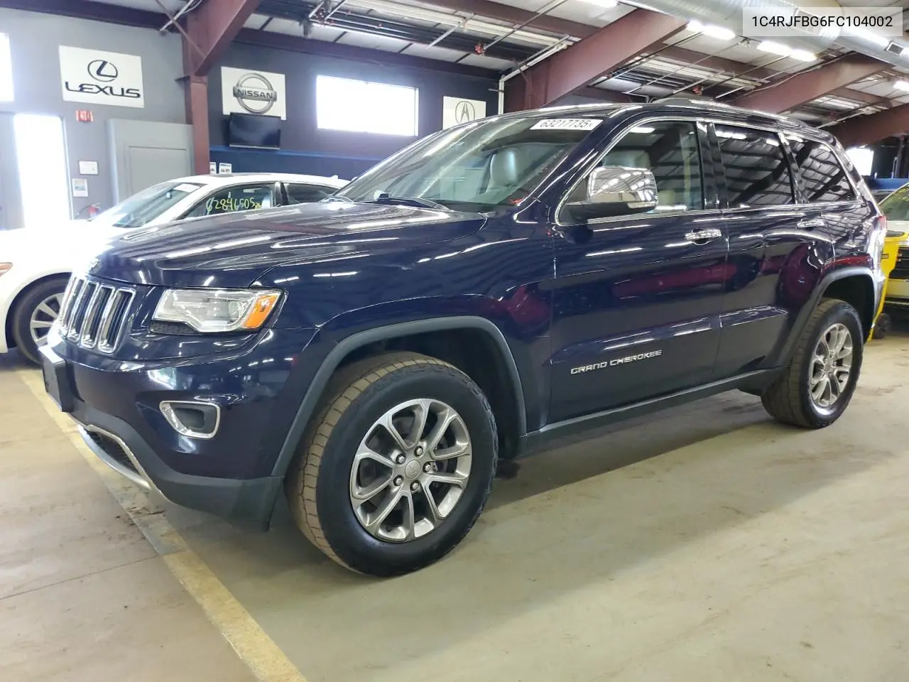 2015 Jeep Grand Cherokee Limited VIN: 1C4RJFBG6FC104002 Lot: 63217735