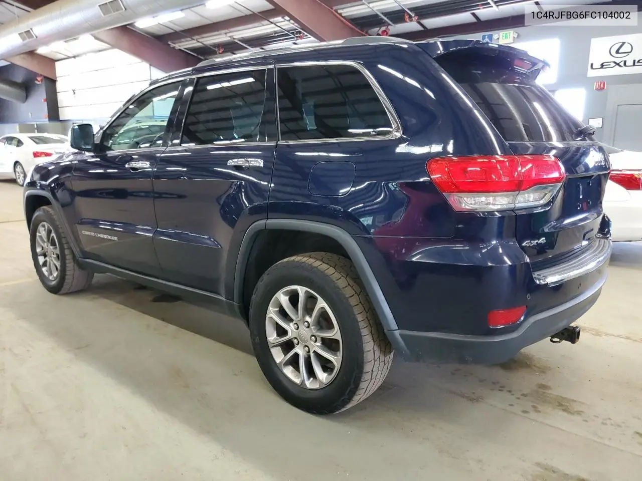 2015 Jeep Grand Cherokee Limited VIN: 1C4RJFBG6FC104002 Lot: 63217735