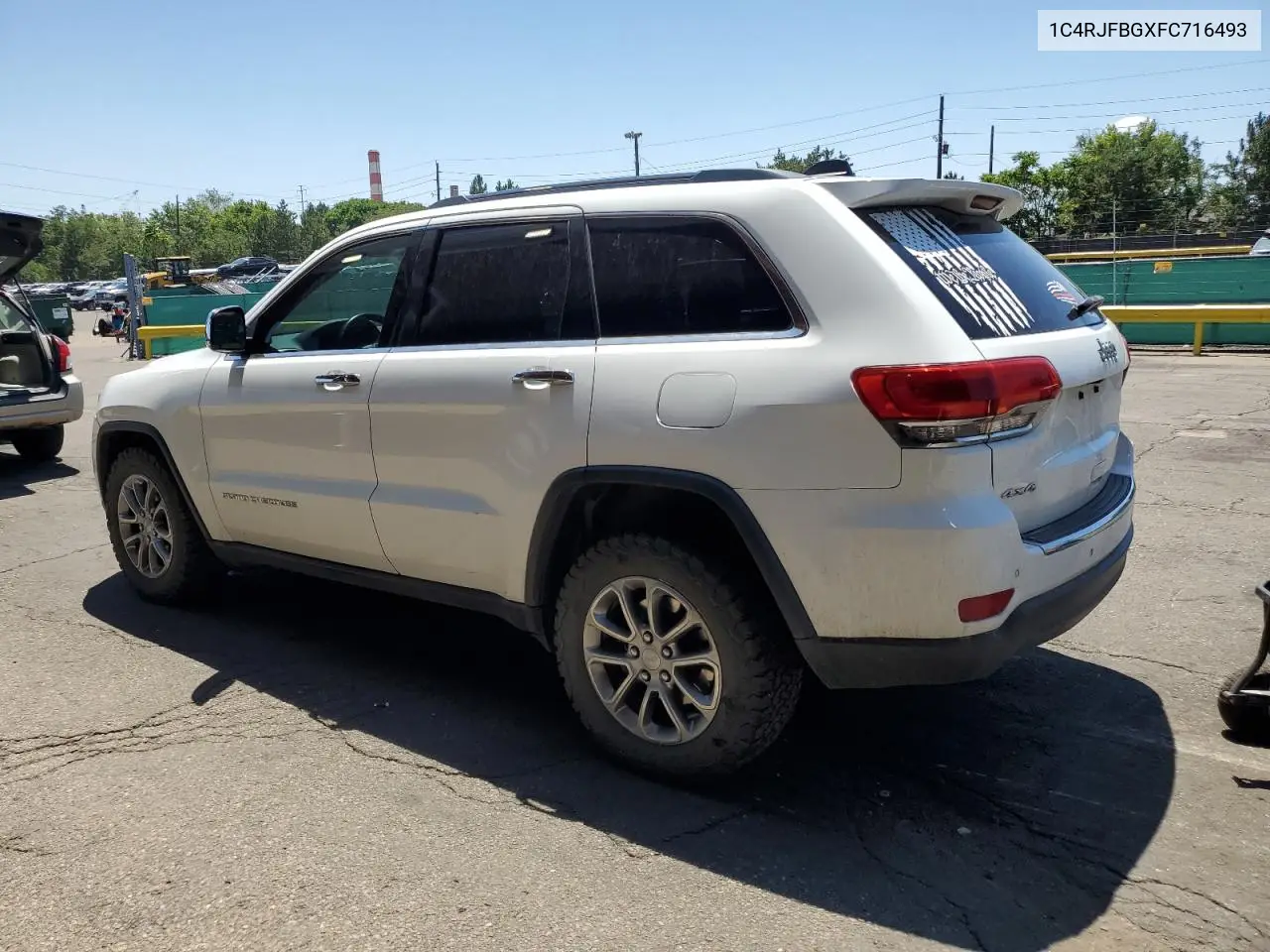 2015 Jeep Grand Cherokee Limited VIN: 1C4RJFBGXFC716493 Lot: 63497725