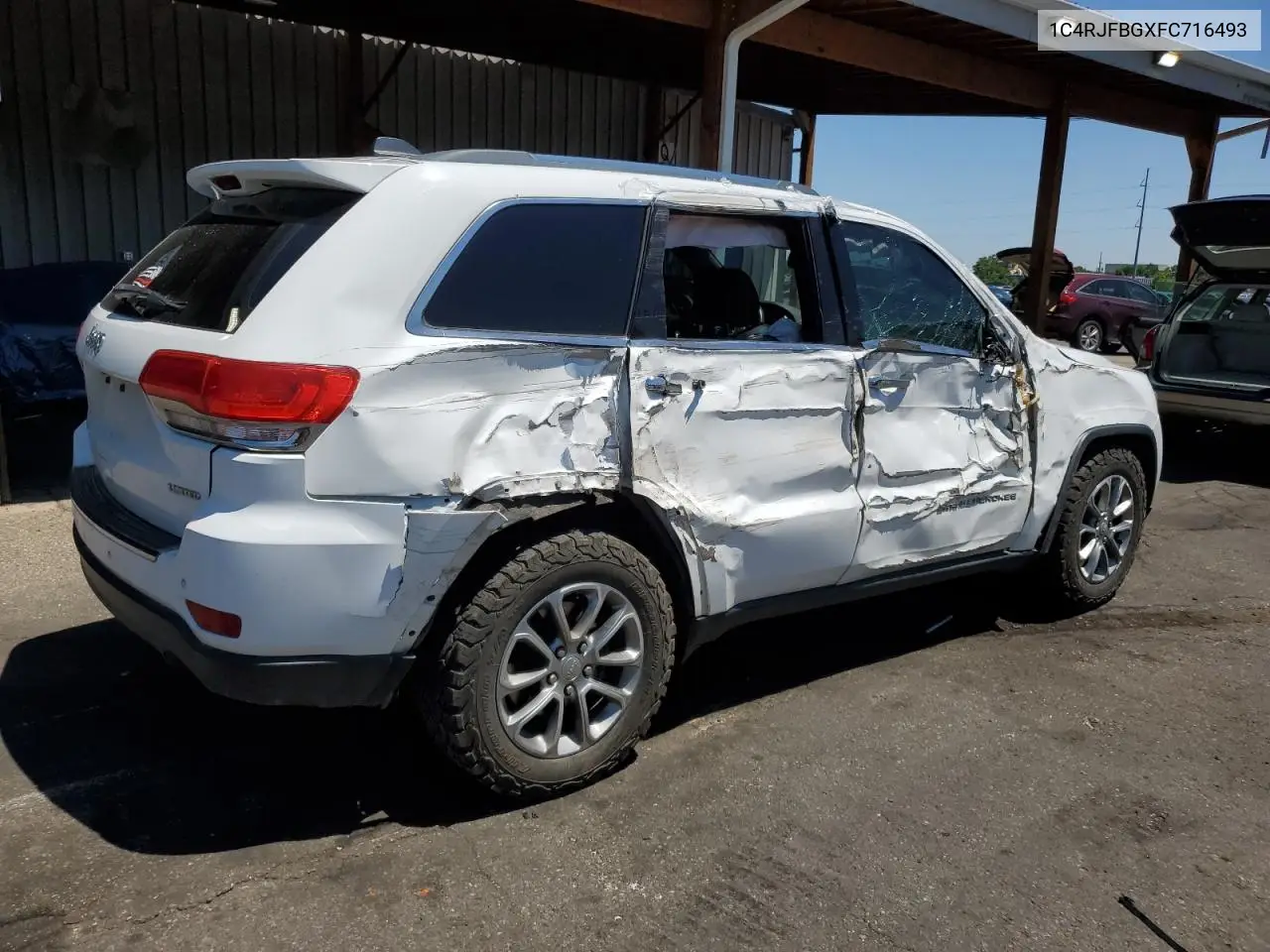 2015 Jeep Grand Cherokee Limited VIN: 1C4RJFBGXFC716493 Lot: 63497725
