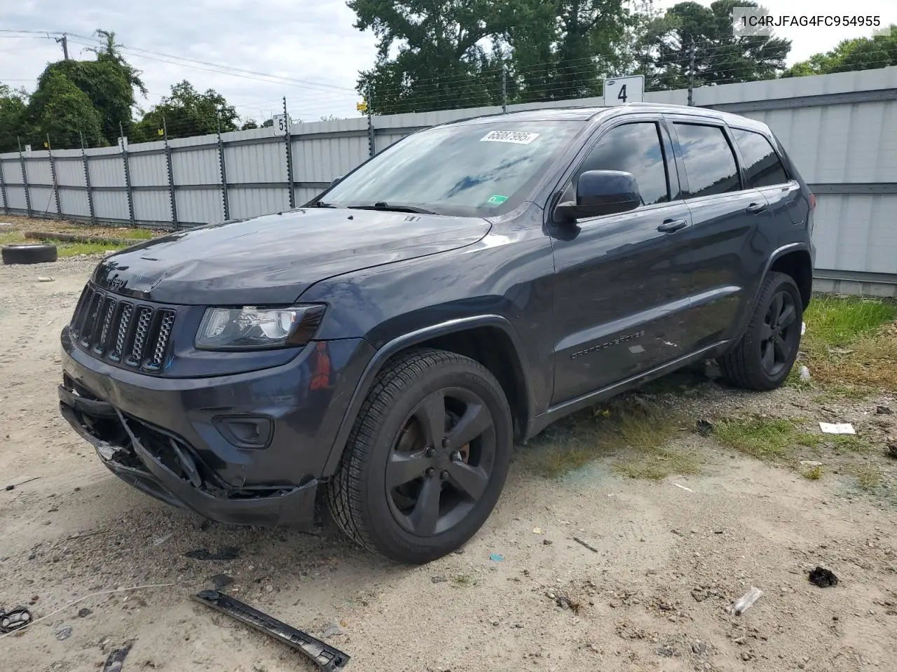 2015 Jeep Grand Cherokee Laredo VIN: 1C4RJFAG4FC954955 Lot: 65087995