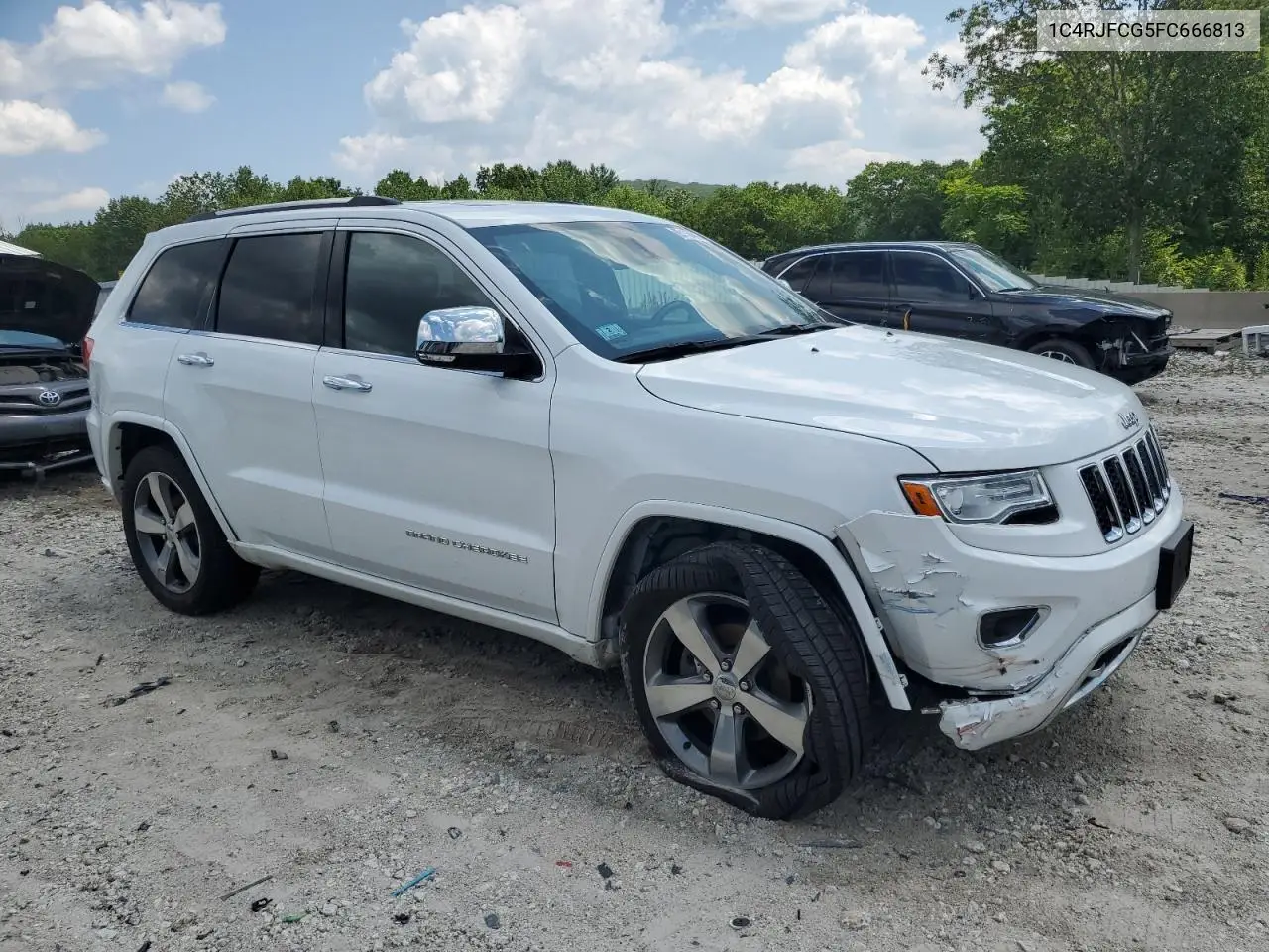 2015 Jeep Grand Cherokee Overland VIN: 1C4RJFCG5FC666813 Lot: 65136465