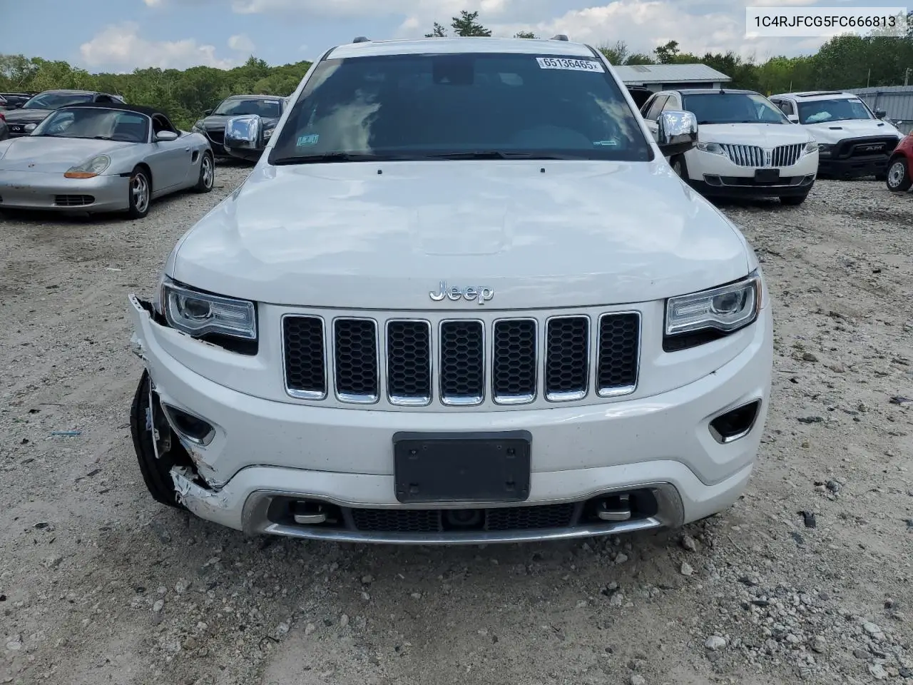 2015 Jeep Grand Cherokee Overland VIN: 1C4RJFCG5FC666813 Lot: 65136465