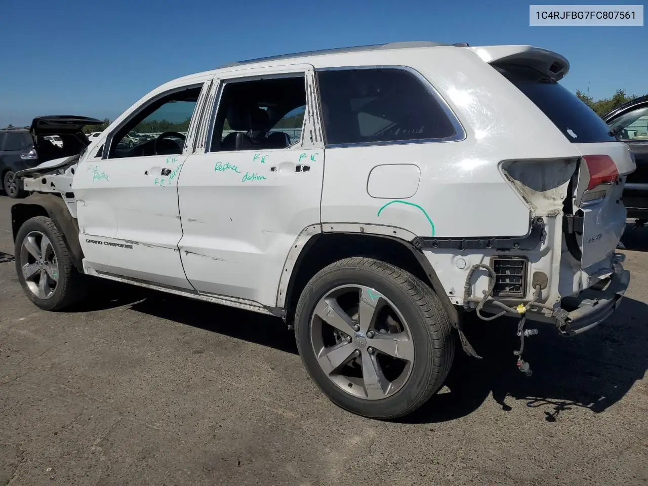 2015 Jeep Grand Cherokee Limited VIN: 1C4RJFBG7FC807561 Lot: 65595835
